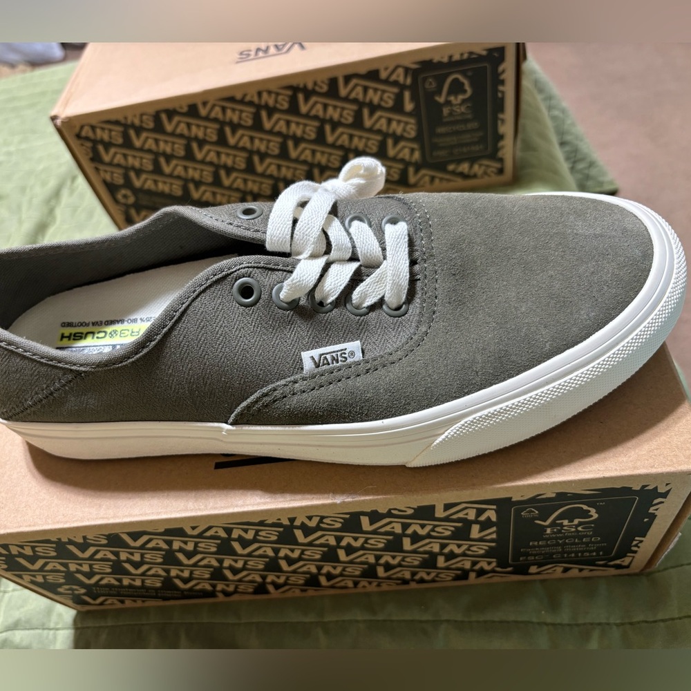 BRAND NEW Vans authentic vr3 sf olive size men’s size 9 womens 10.5